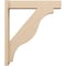 Ekena Millwork 5 1/2-in W x 26-in D x 30-in H Funston Block Rough Cedar Woodgrain TimberThane Outlooker, Primed Tan OUTUR055X26X30FST44RCPR - alternate 4